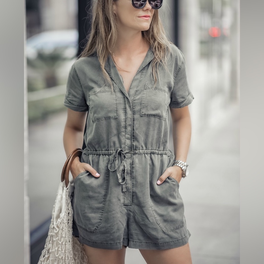 Abercrombie Utility Romper - Small